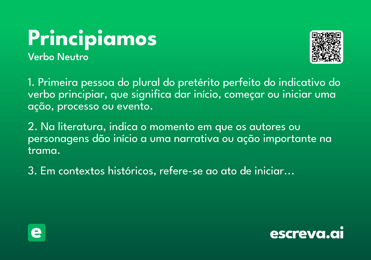 principiamos