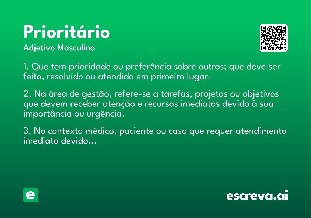 prioritário
