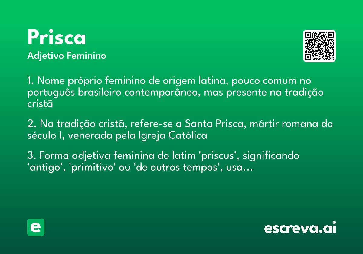 prisca