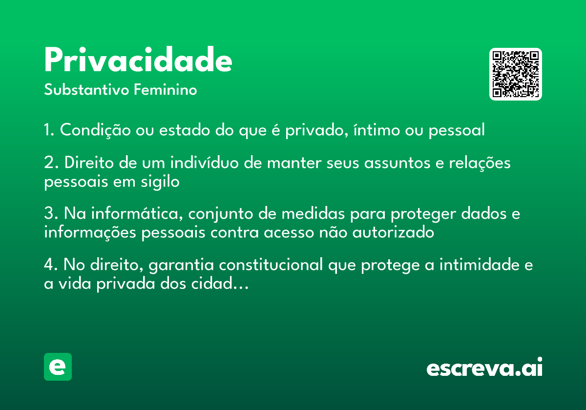 privacidade