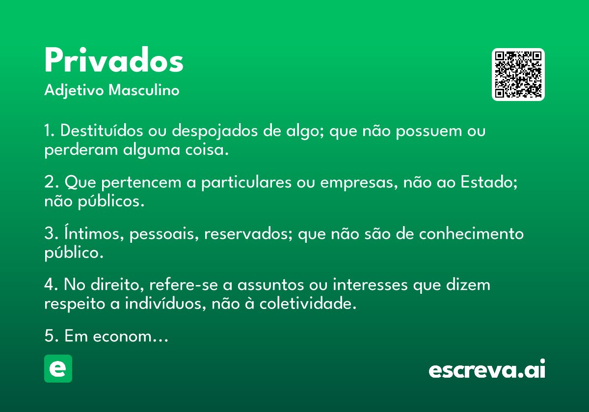 privados