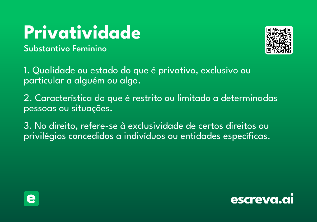 privatividade