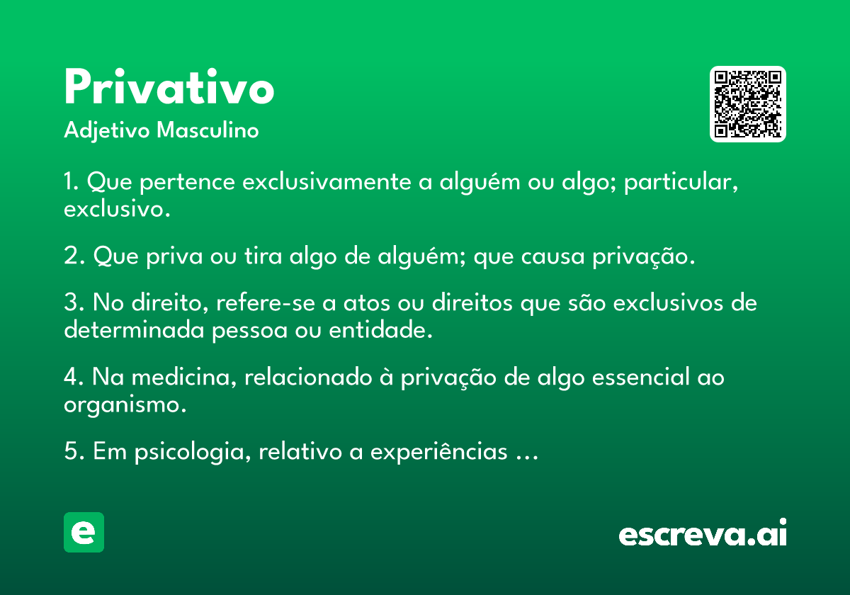 privativo