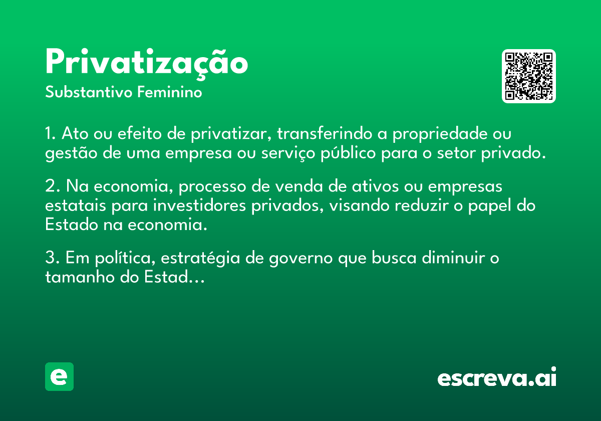 privatização