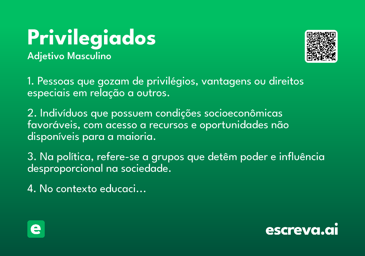 privilegiados