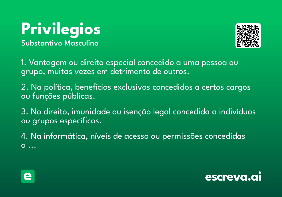 privilegios