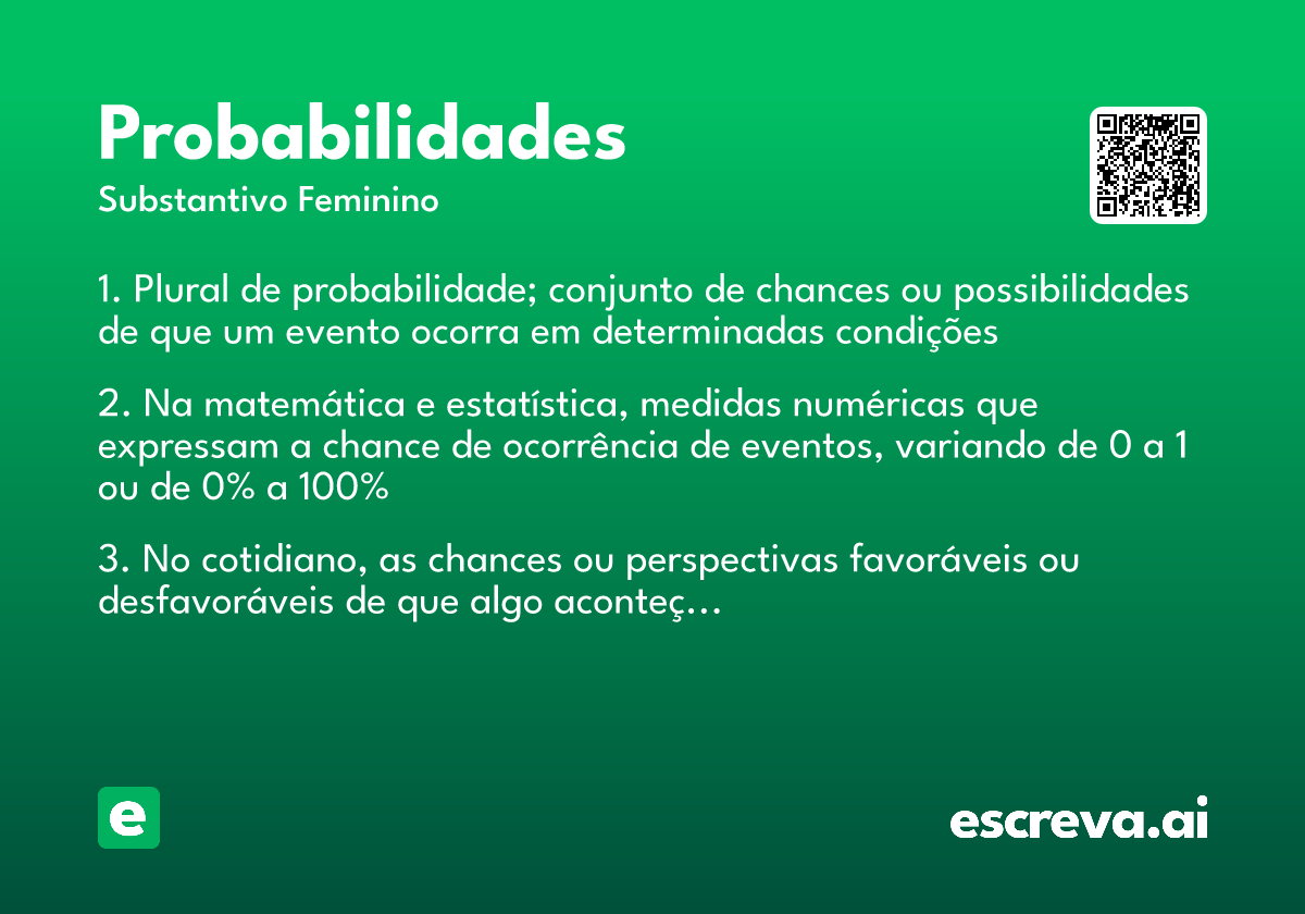 probabilidades