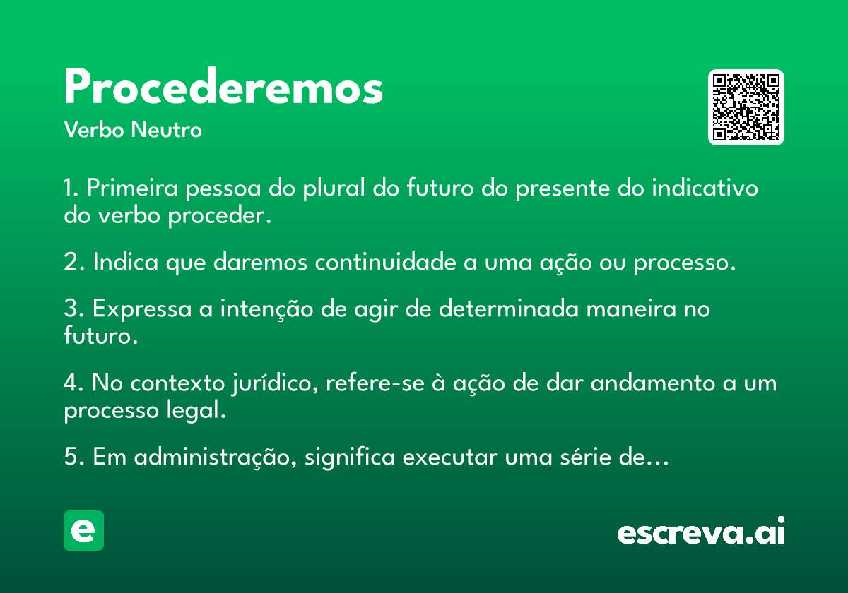 procederemos
