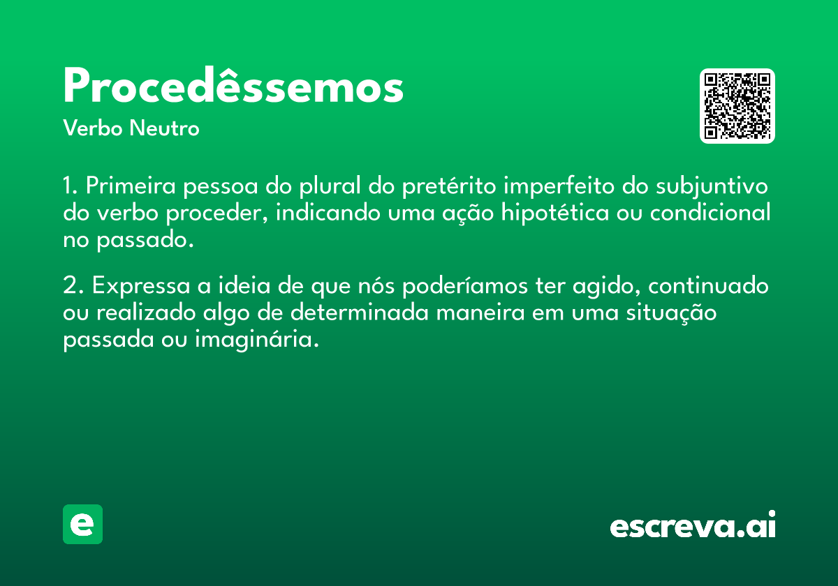 procedêssemos