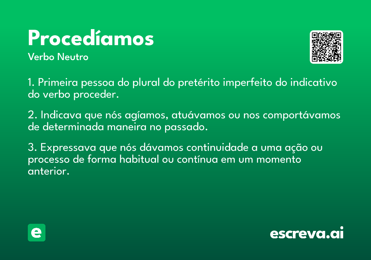 procedíamos