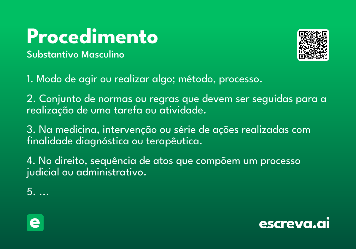 procedimento