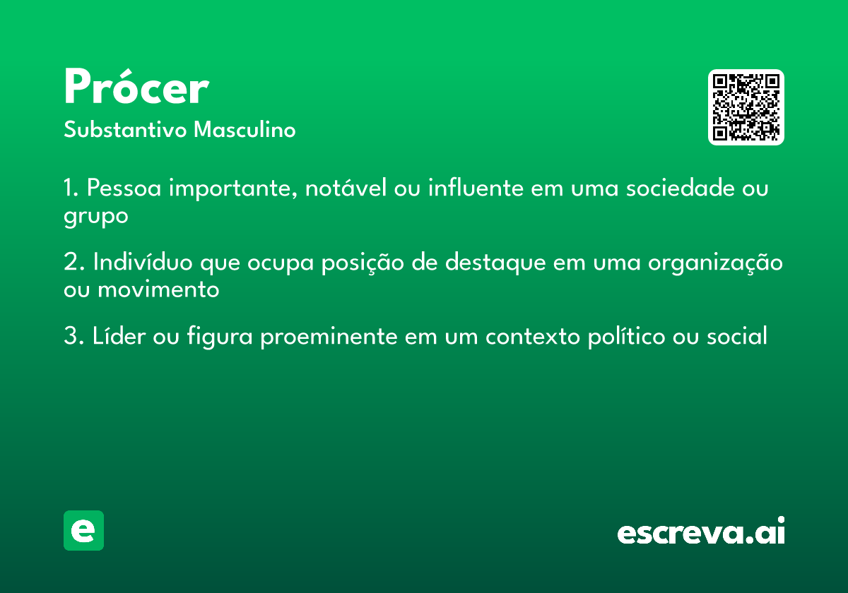 prócer