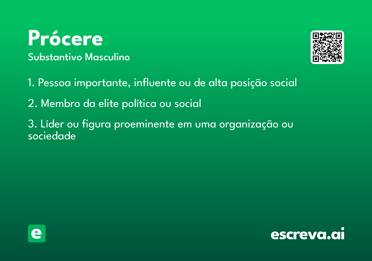 prócere