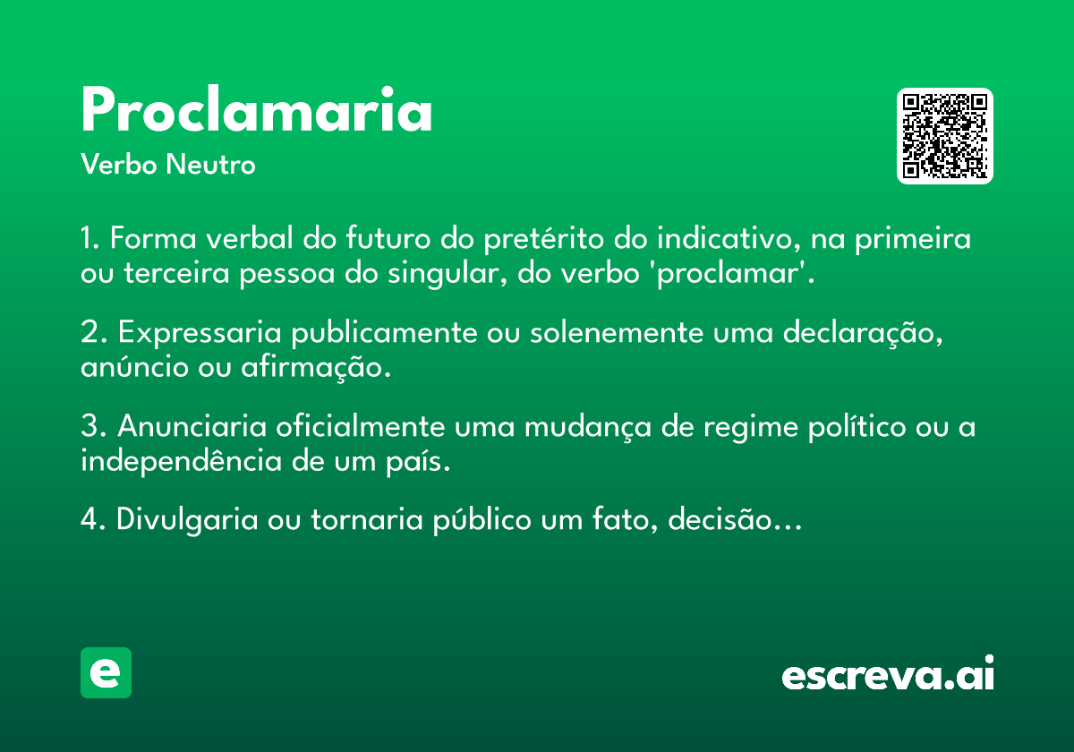 proclamaria
