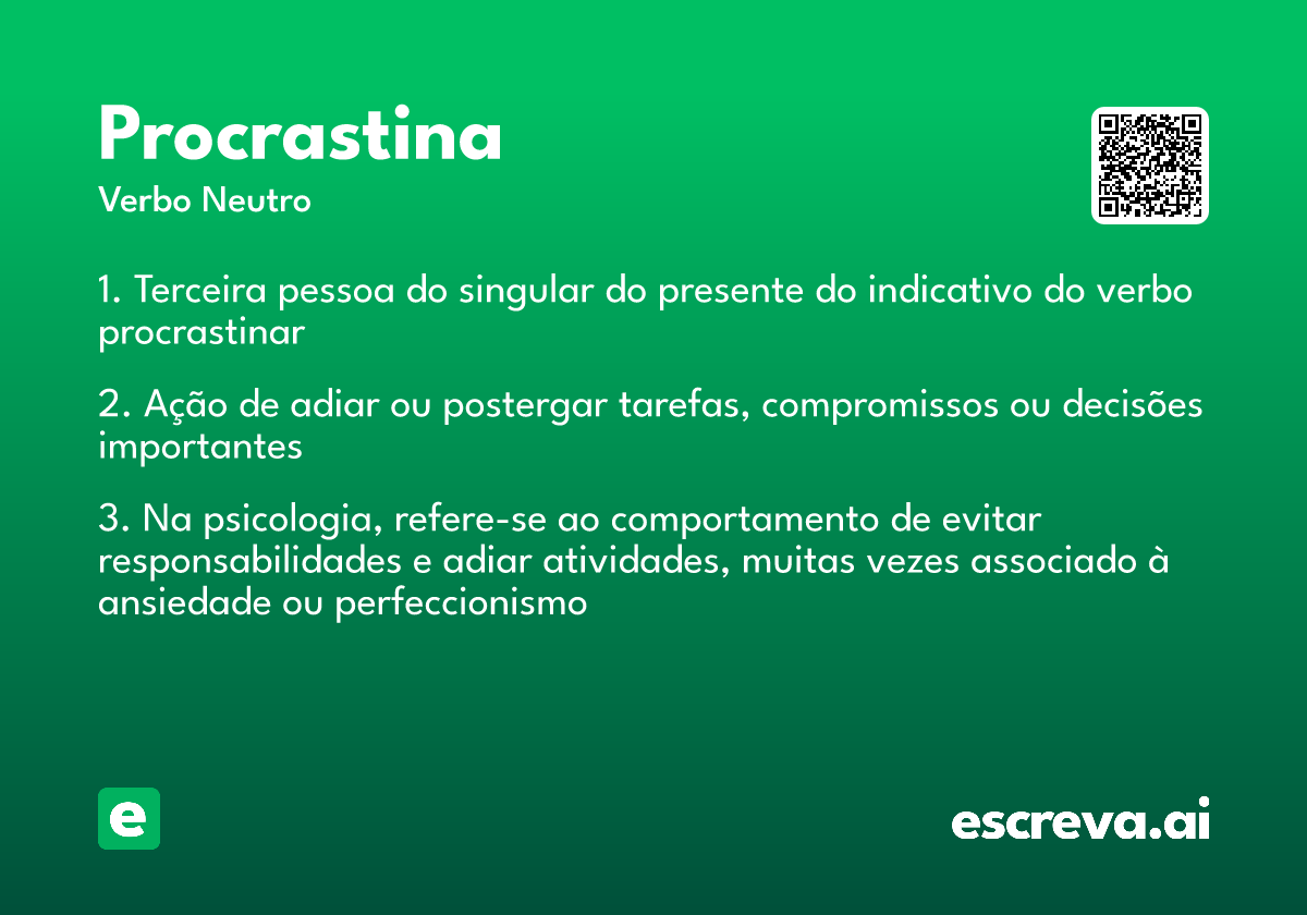 procrastina