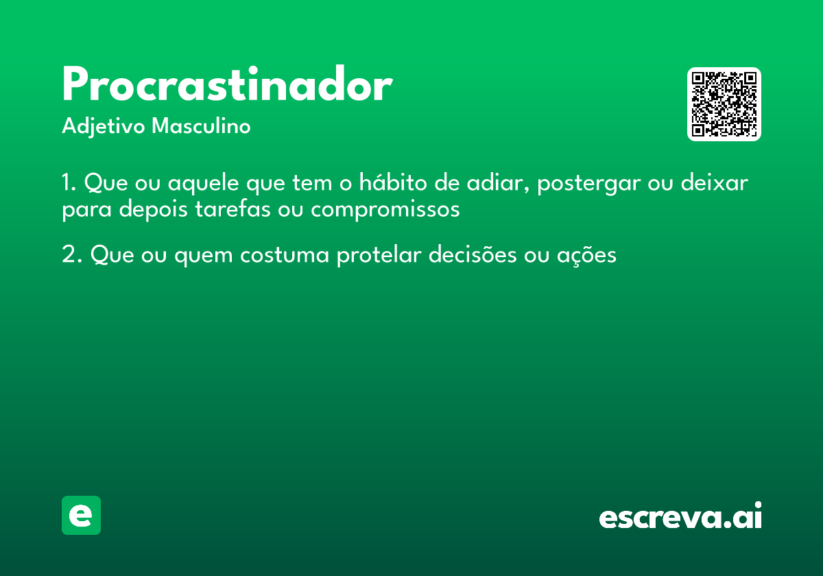 procrastinador