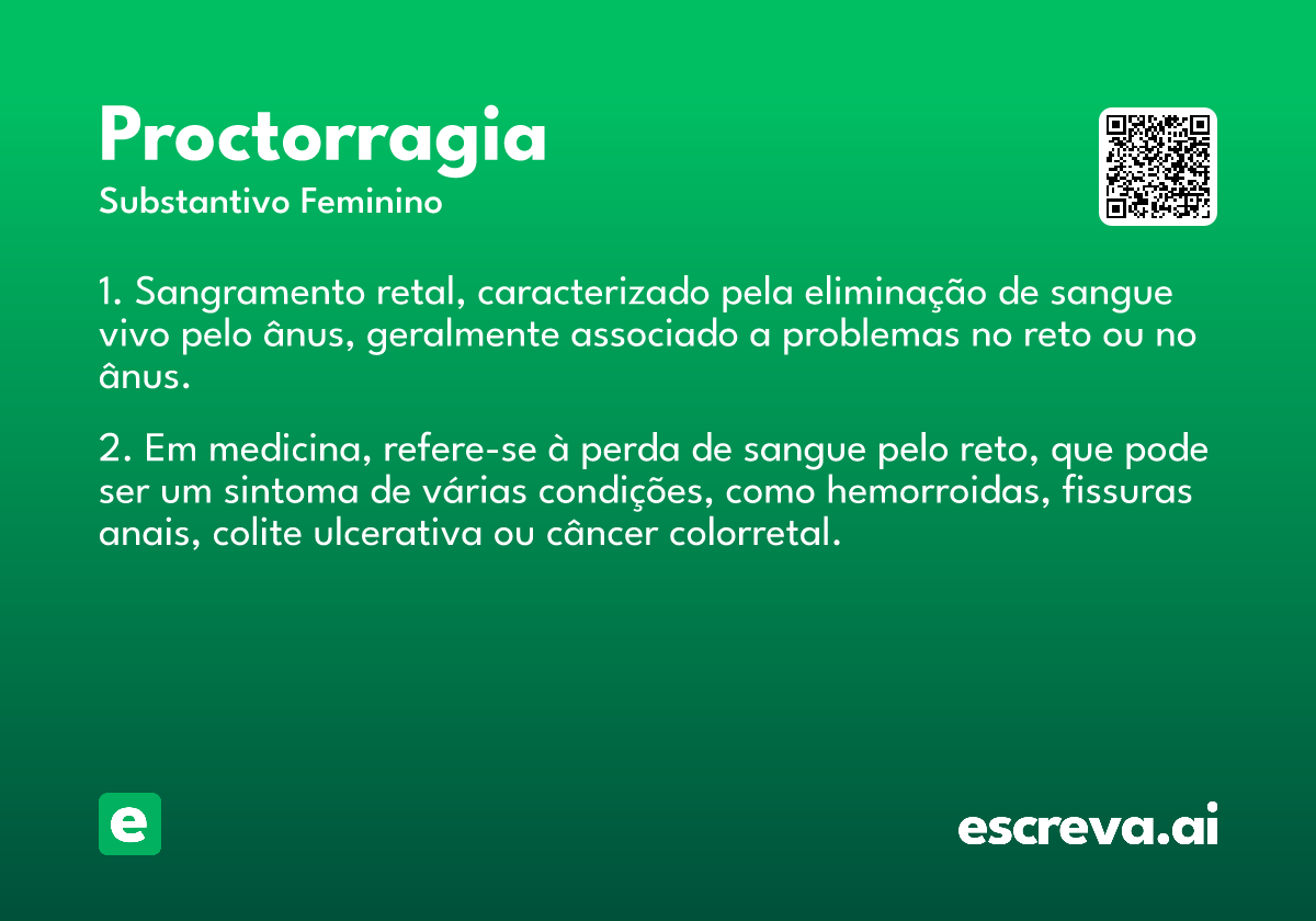 proctorragia