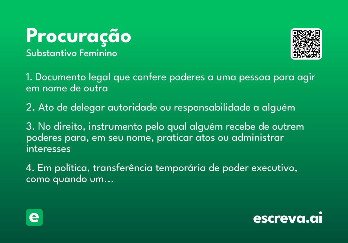 procuração