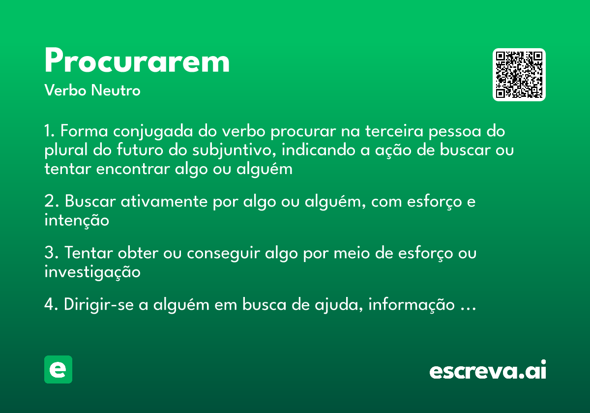 procurarem