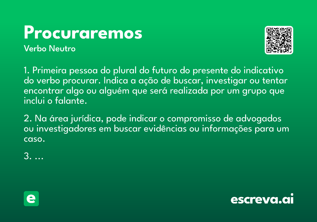 procuraremos