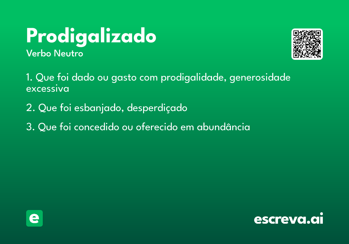 prodigalizado