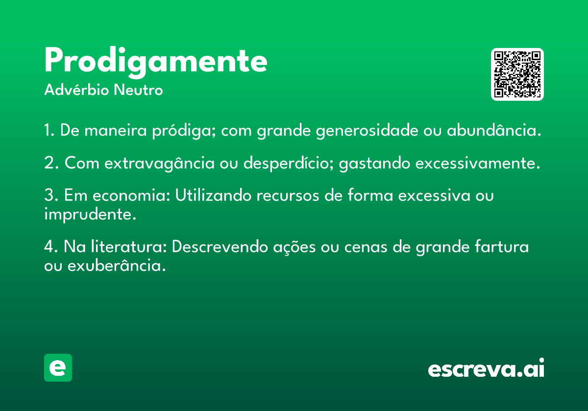 prodigamente