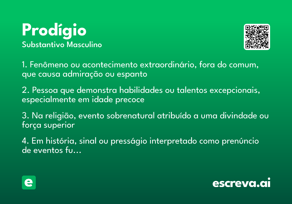 prodígio