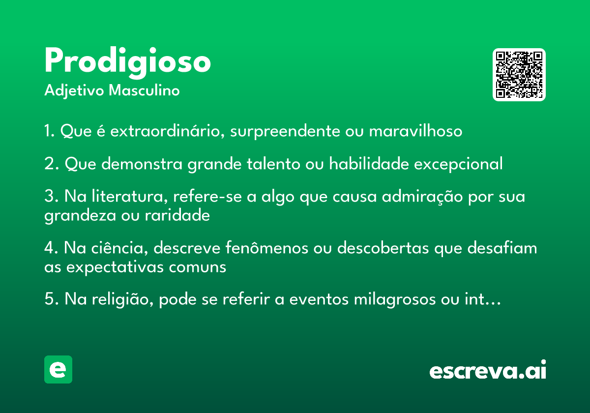 prodigioso