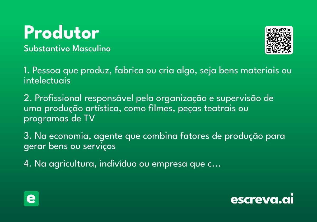 produtor