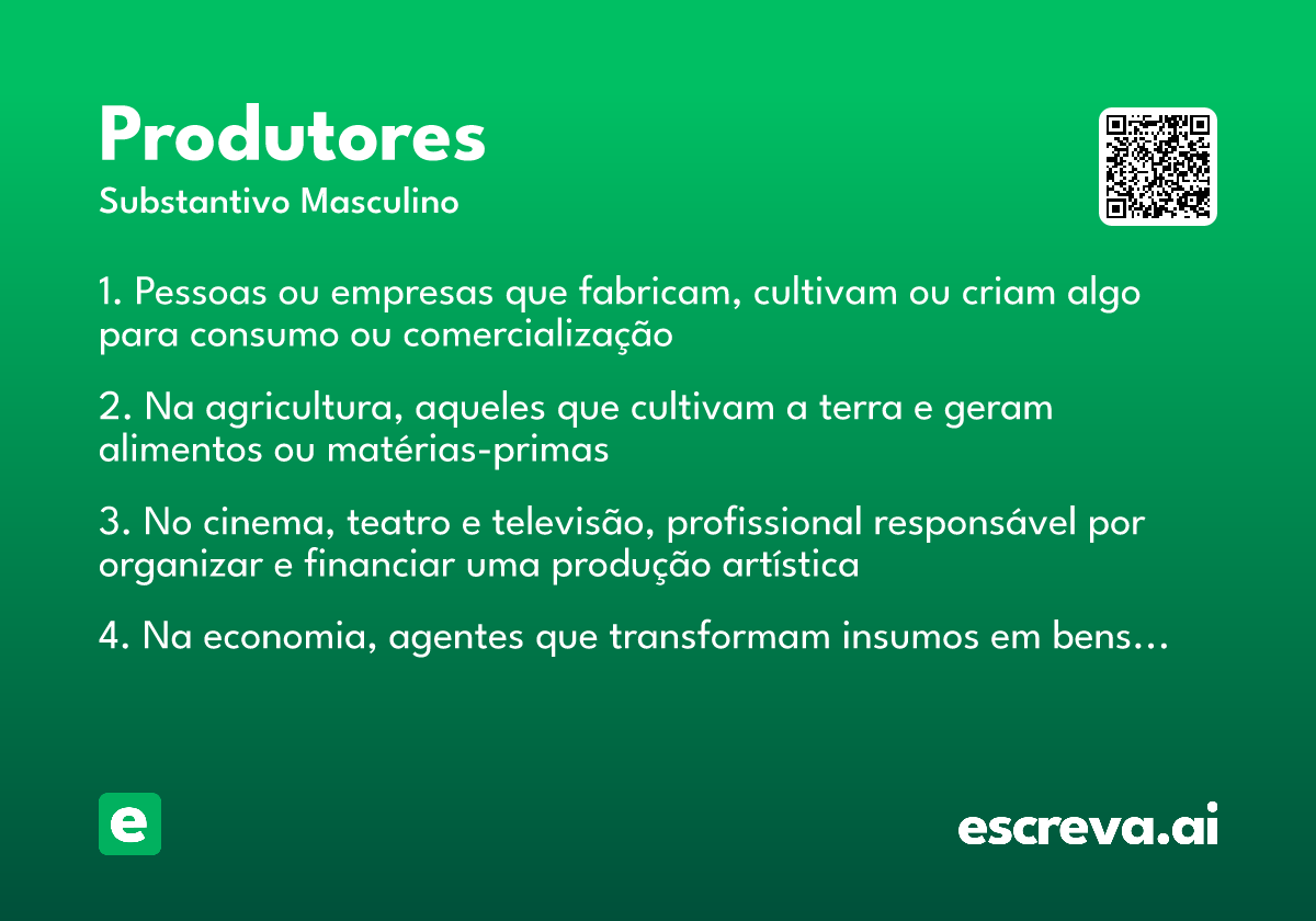 produtores