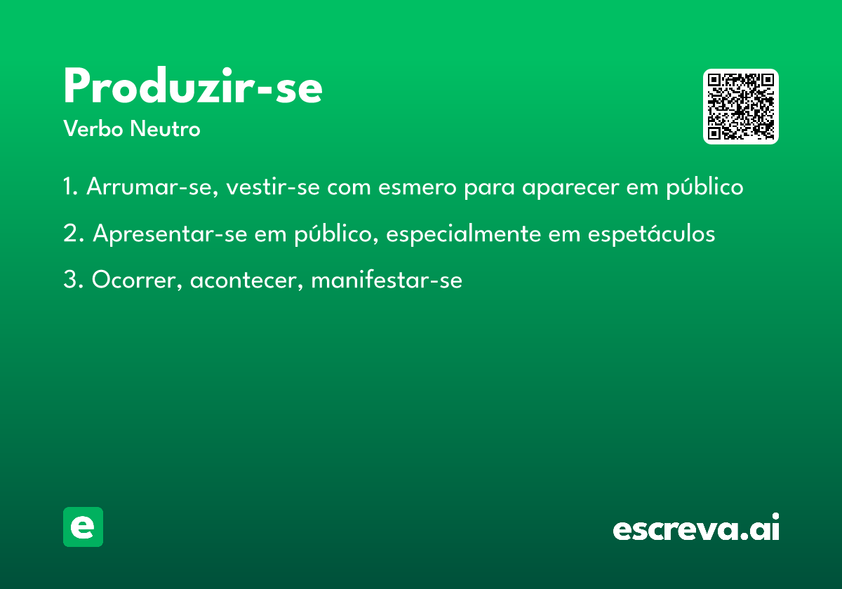 produzir-se