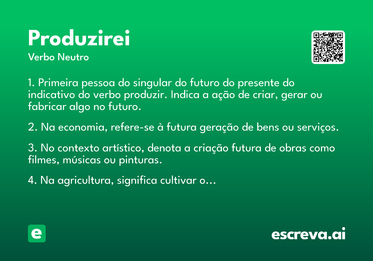 produzirei