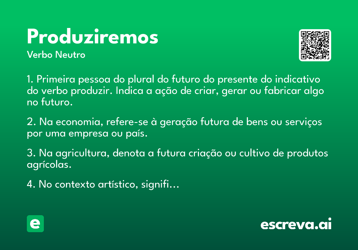 produziremos