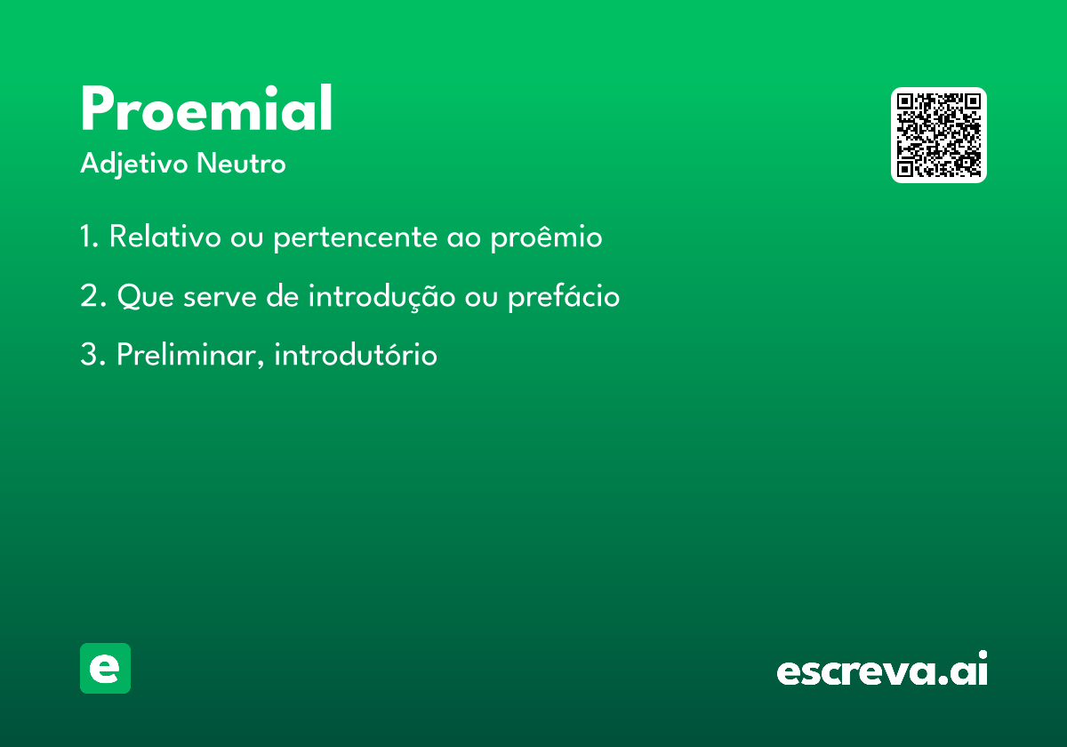 proemial
