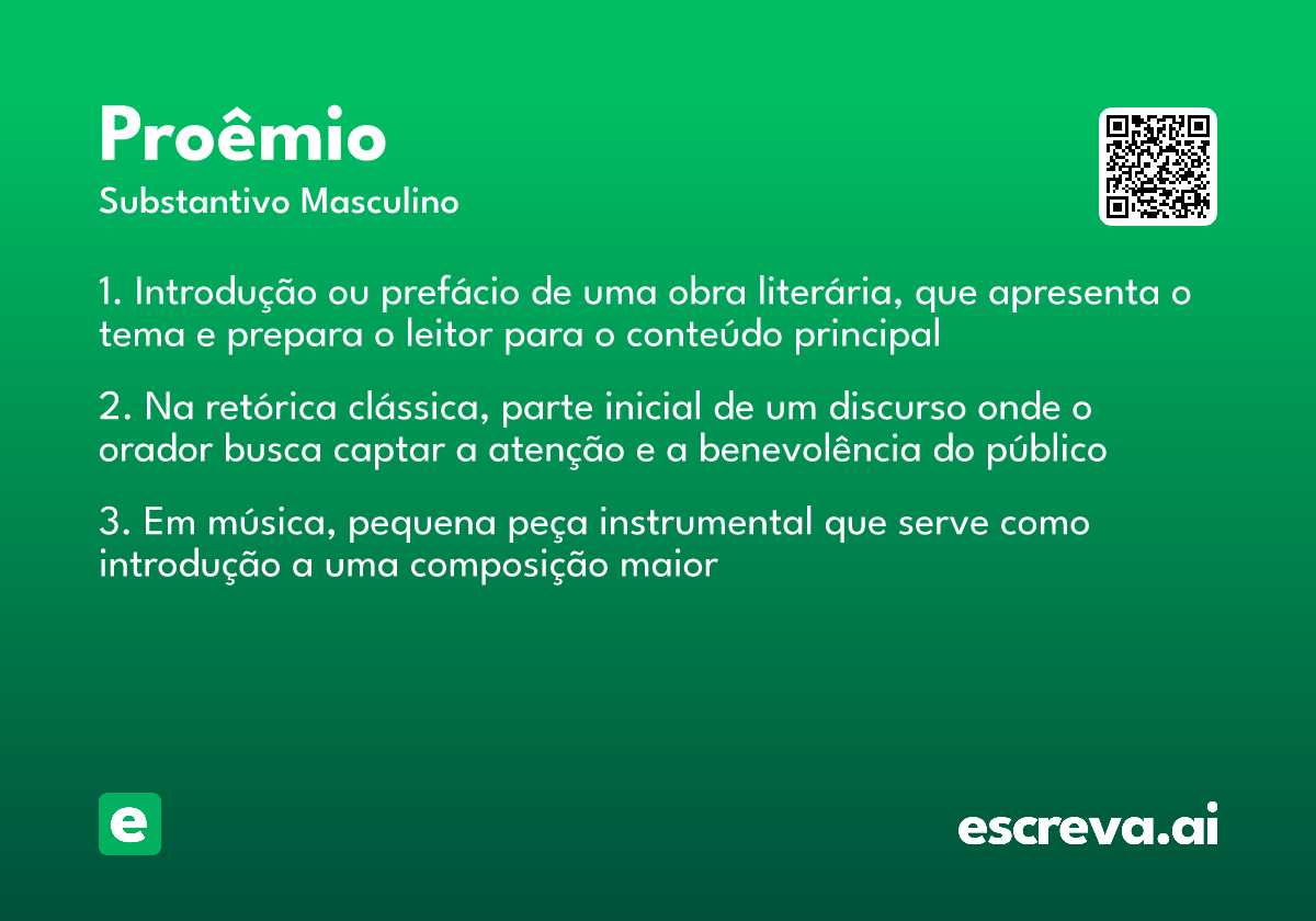 proêmio