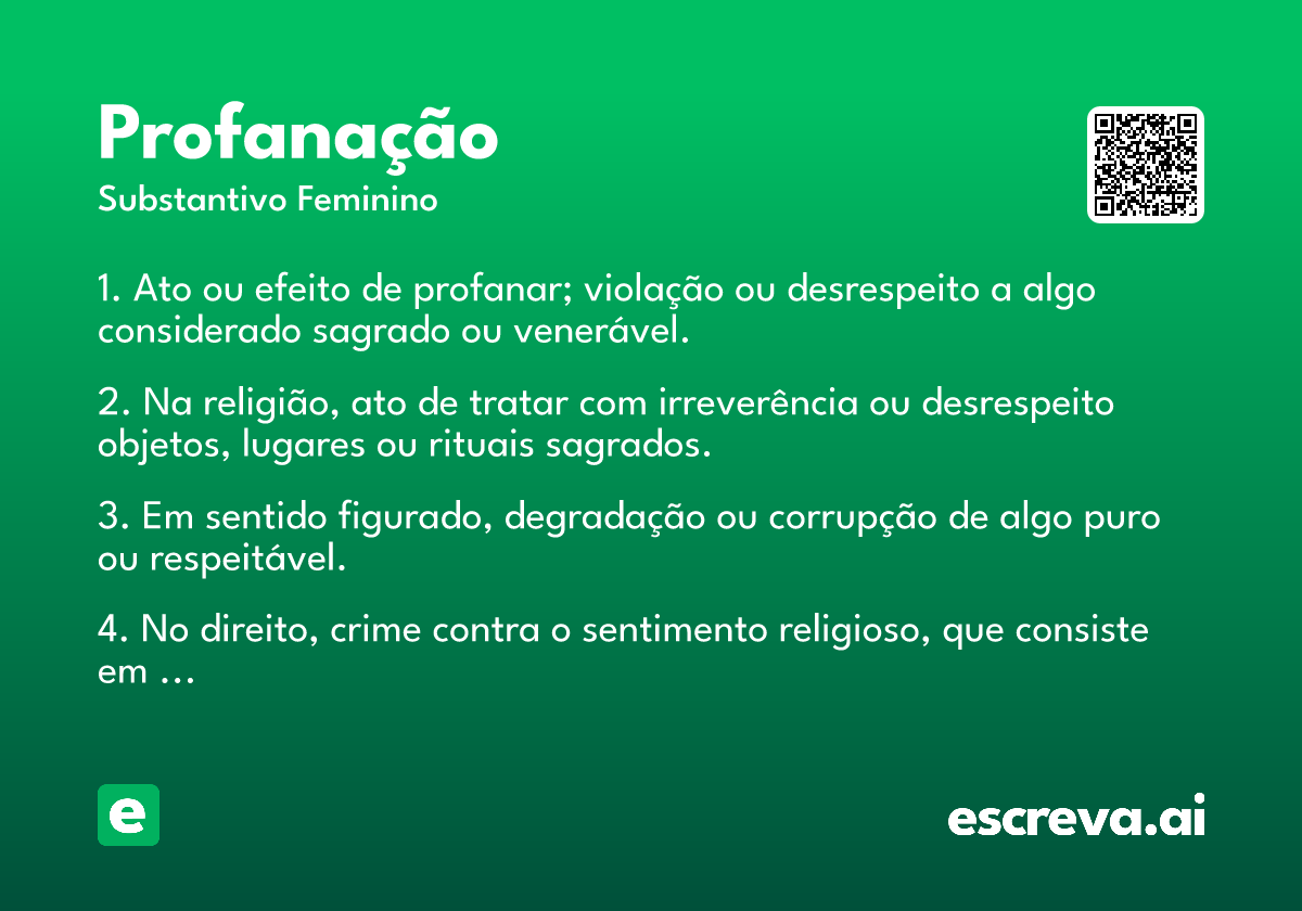 profanação
