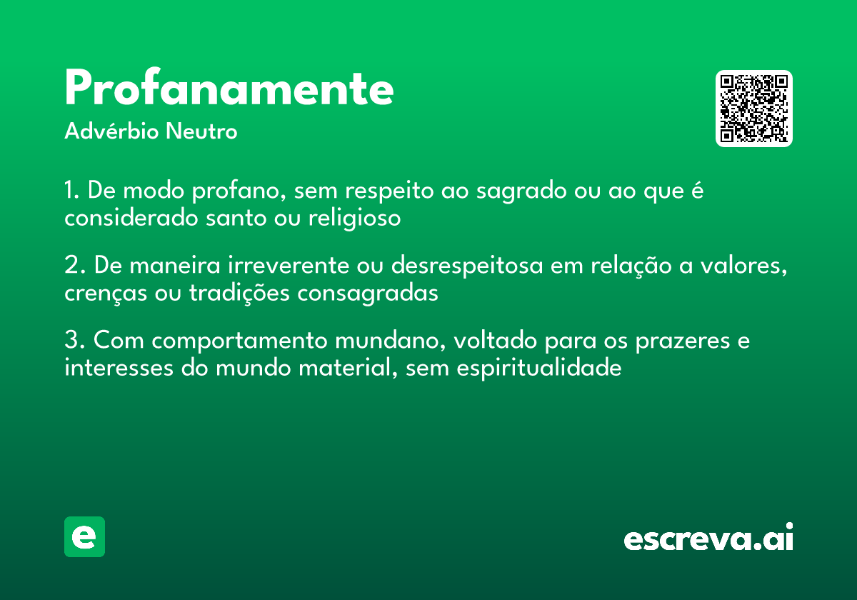 profanamente