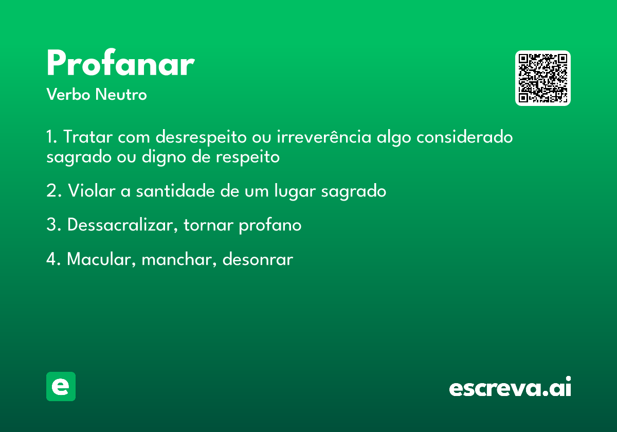 profanar