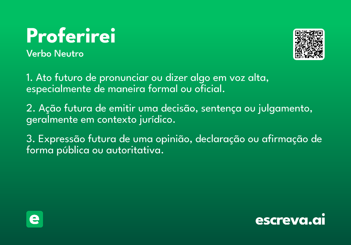 proferirei