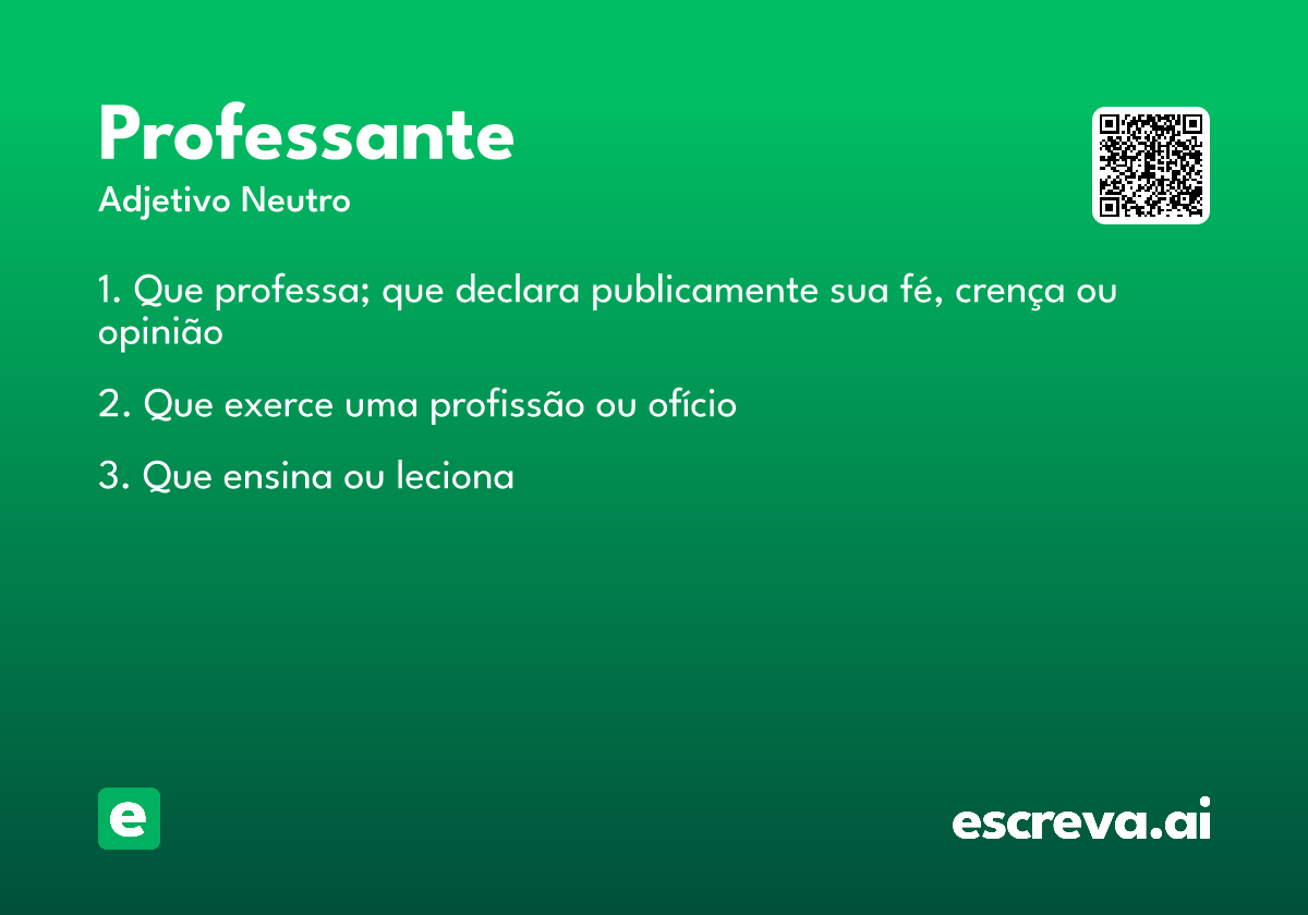 professante