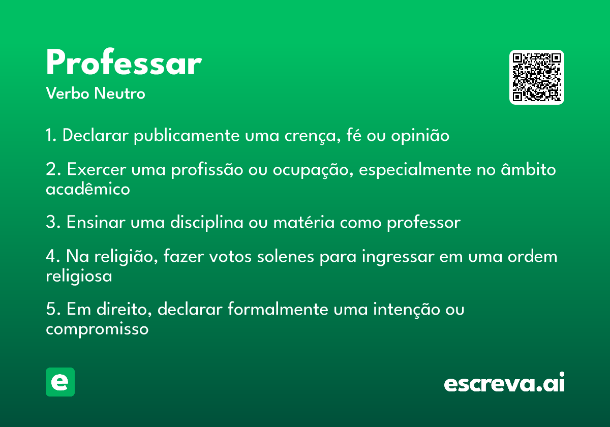 professar