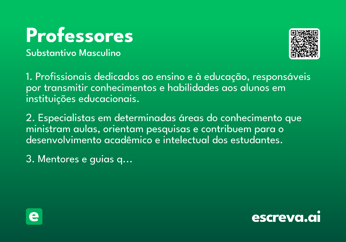 professores