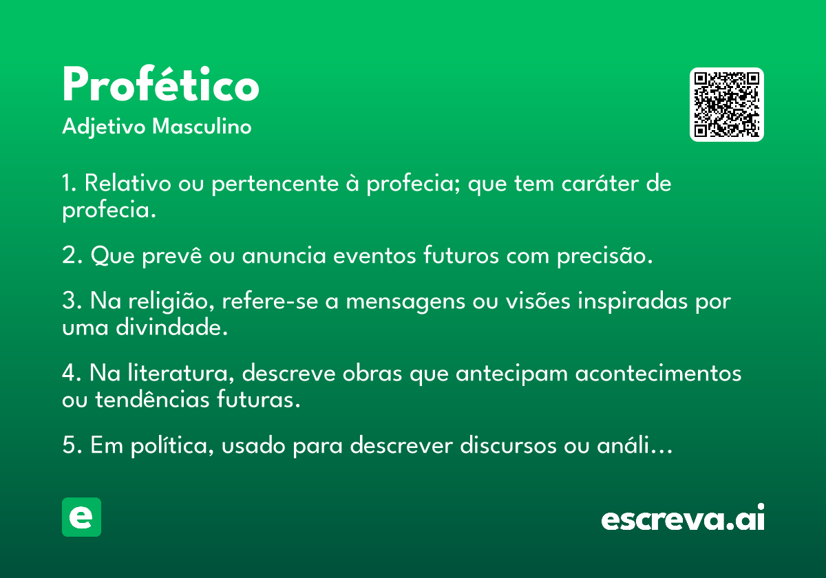 profético