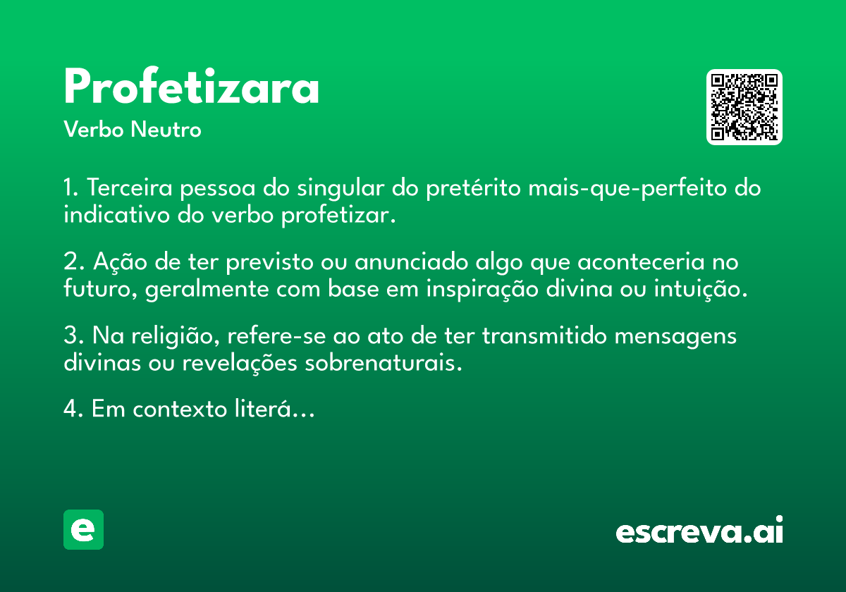 profetizara