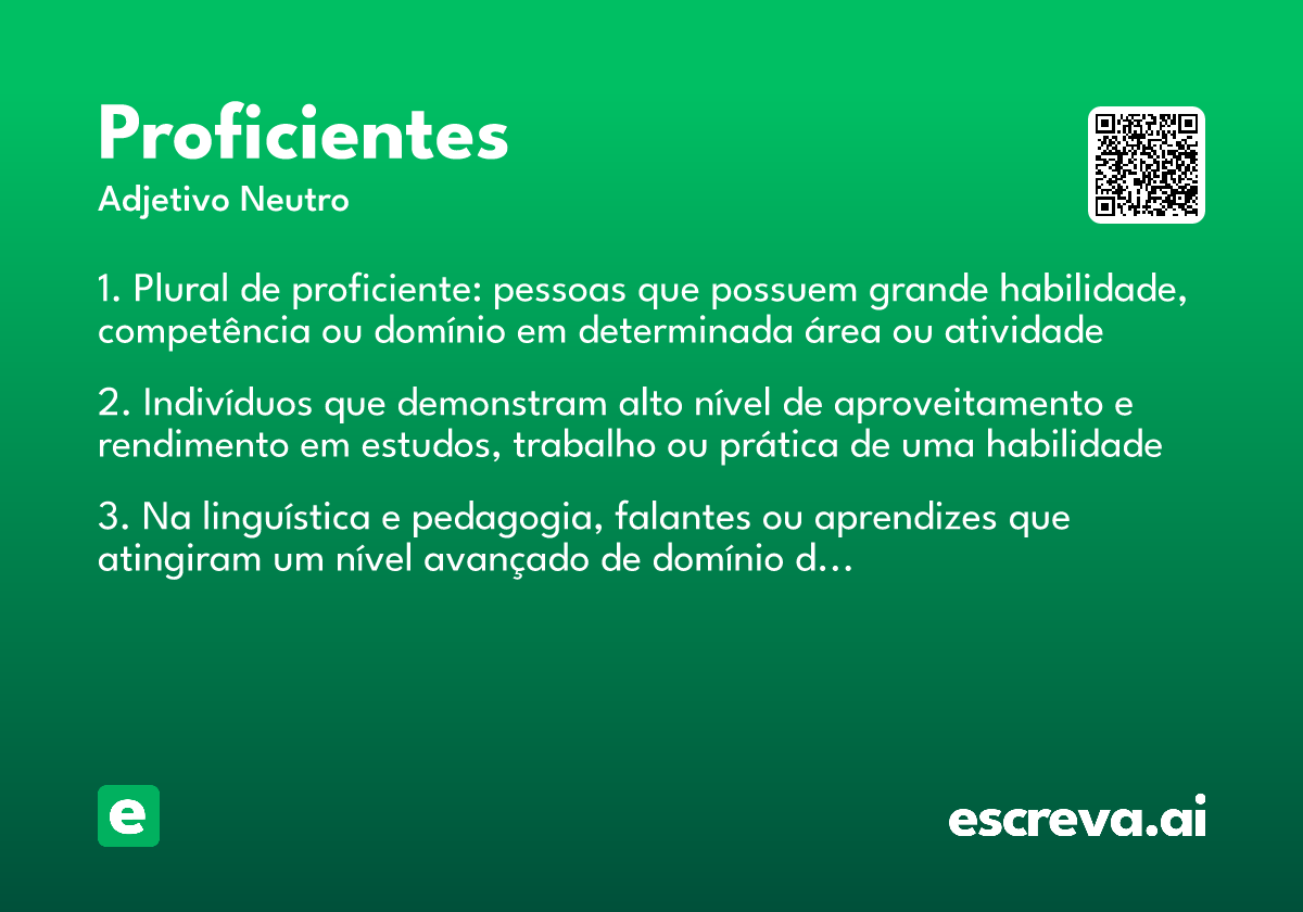 proficientes
