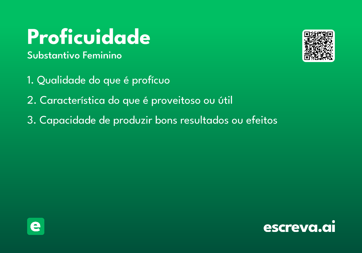 proficuidade