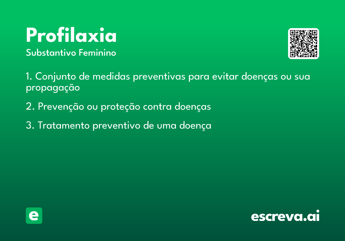 profilaxia