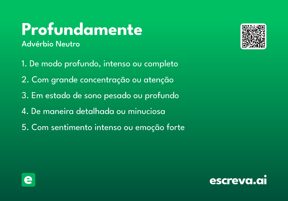 profundamente