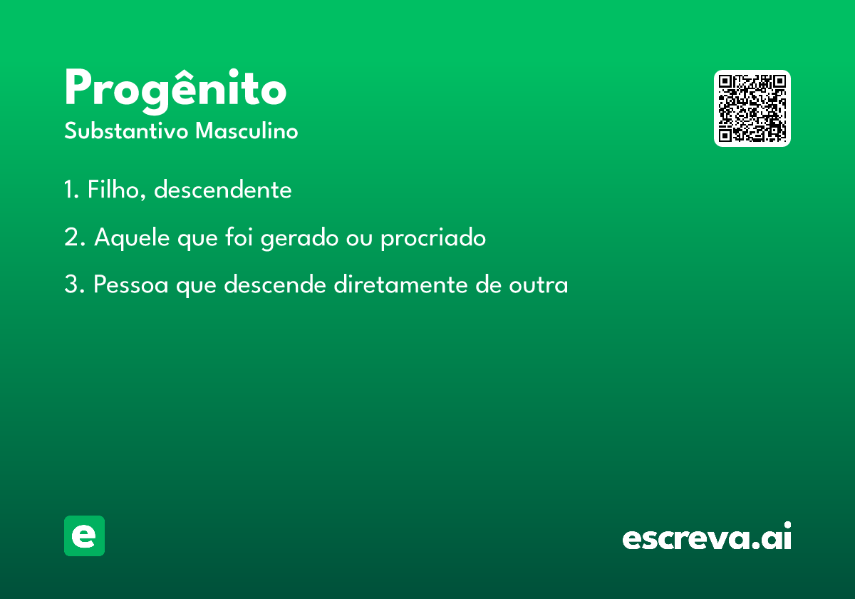 progênito