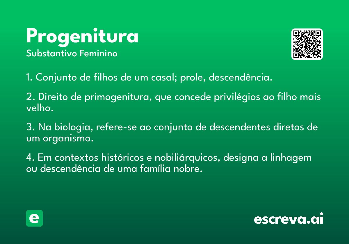 progenitura